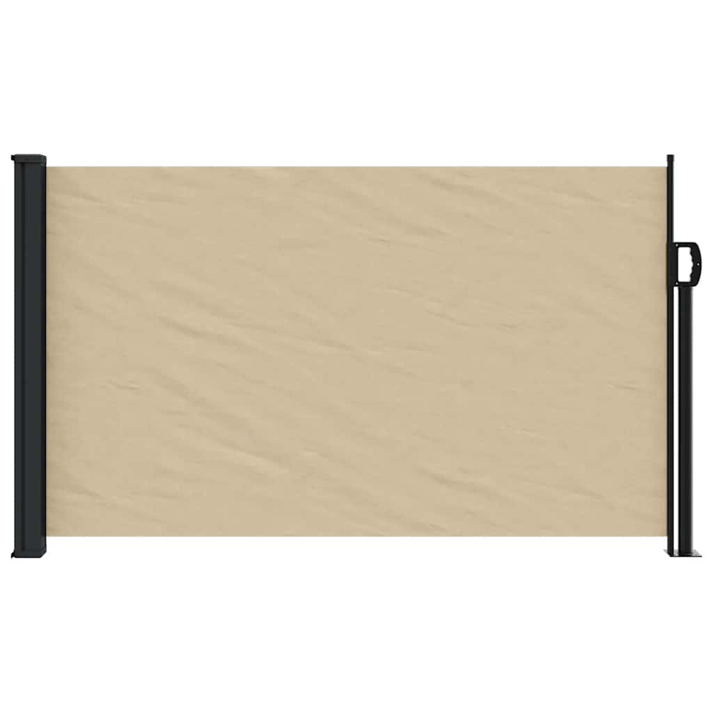 Vidaxl windscherm uittrekbaar 120x500 cm beige