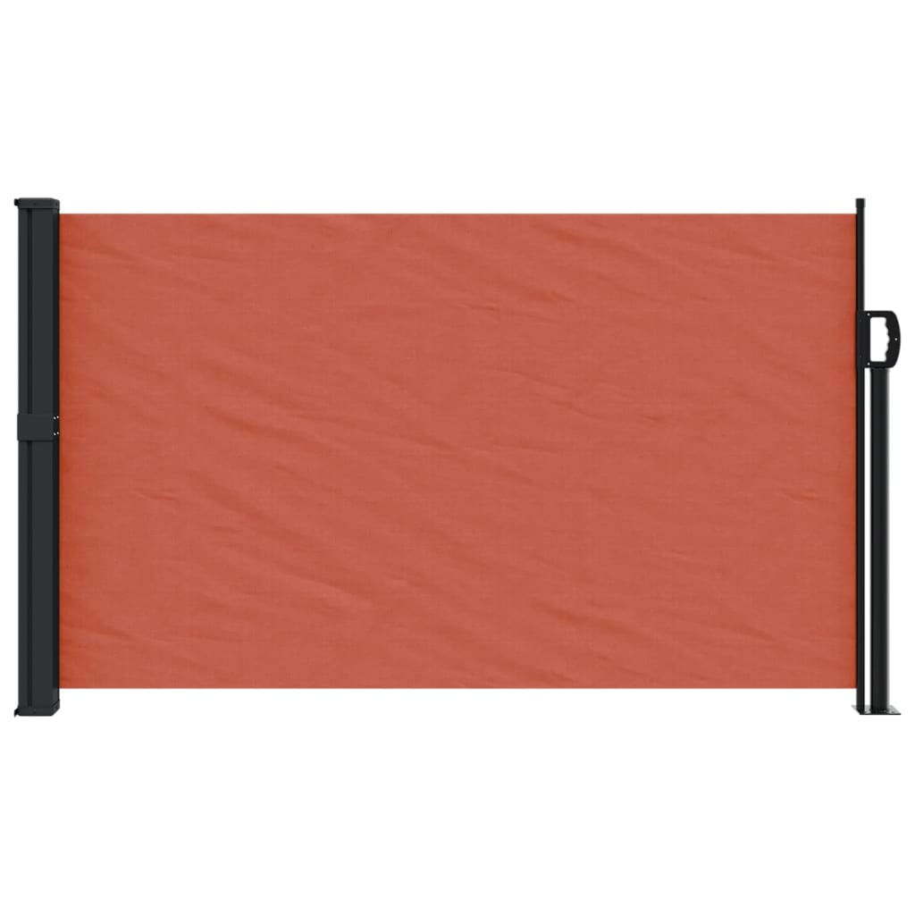 Vidaxx ausziehbarer Windschutz 120x500 cm Terrakotta