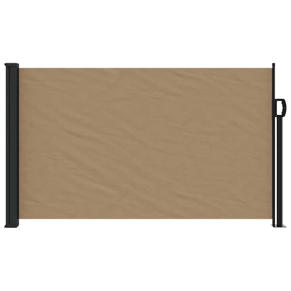 Vidaxx ausziehbarer Windschutz 120x500 cm Taupe