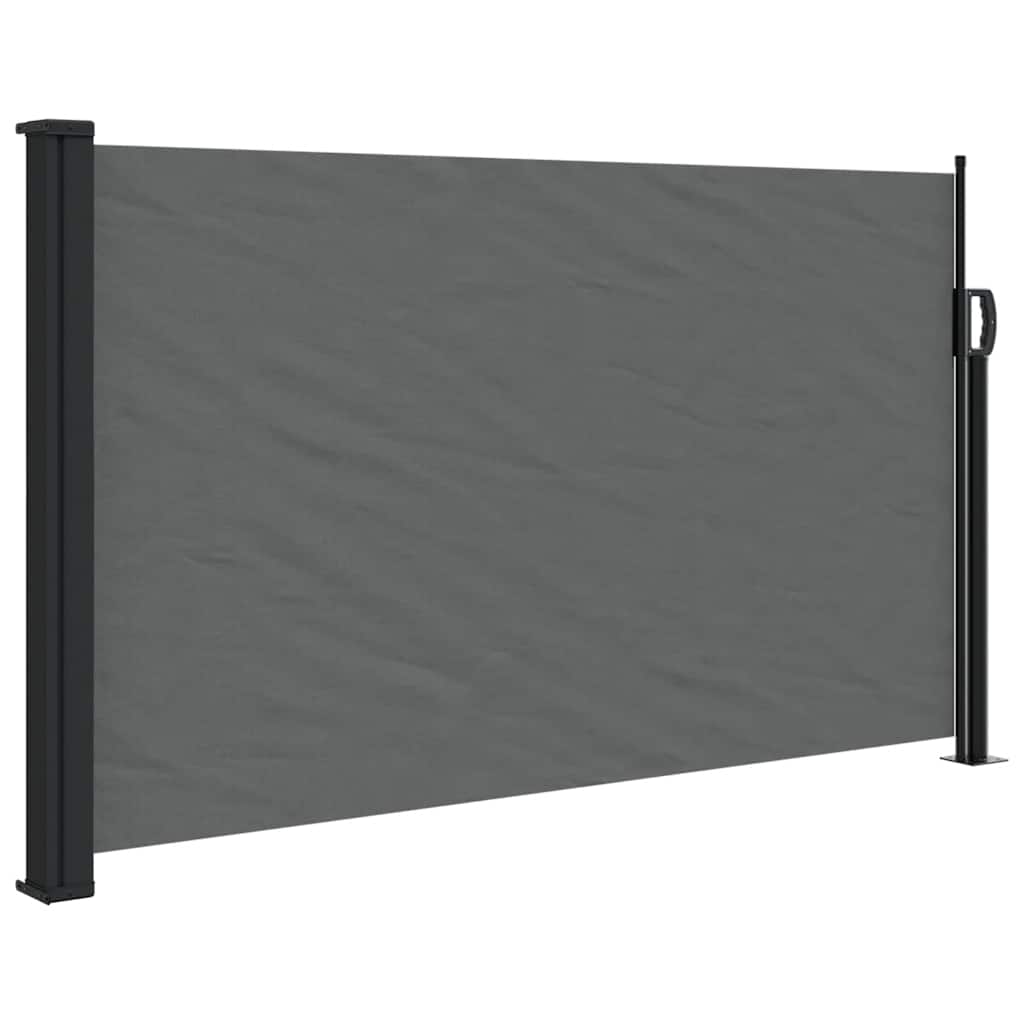 Vidaxx ausziehbarer Windschutz 120x500 cm Anthrazit