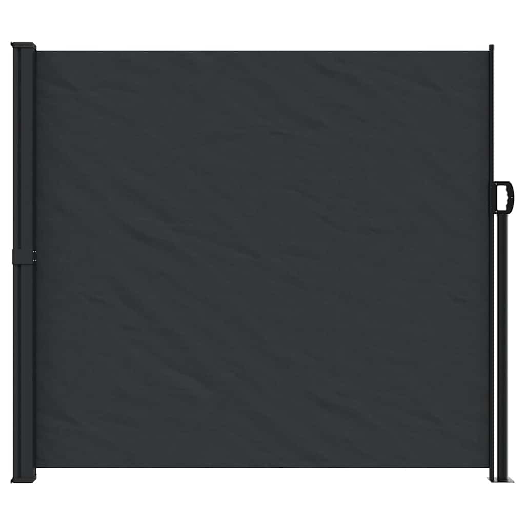 Vidaxx ausziehbarer Windschutz 180x500 cm schwarz