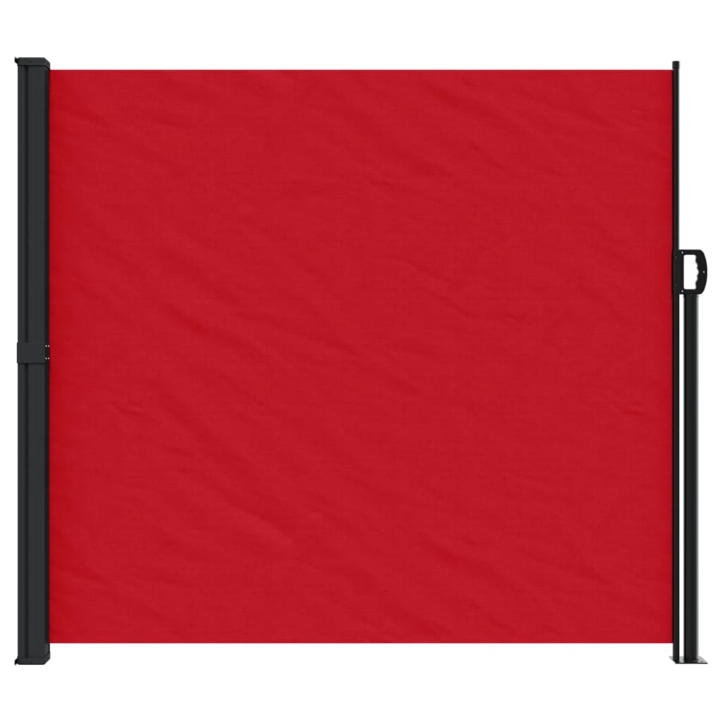 Vidaxx ausziehbarer Windschutz 180x500 cm rot