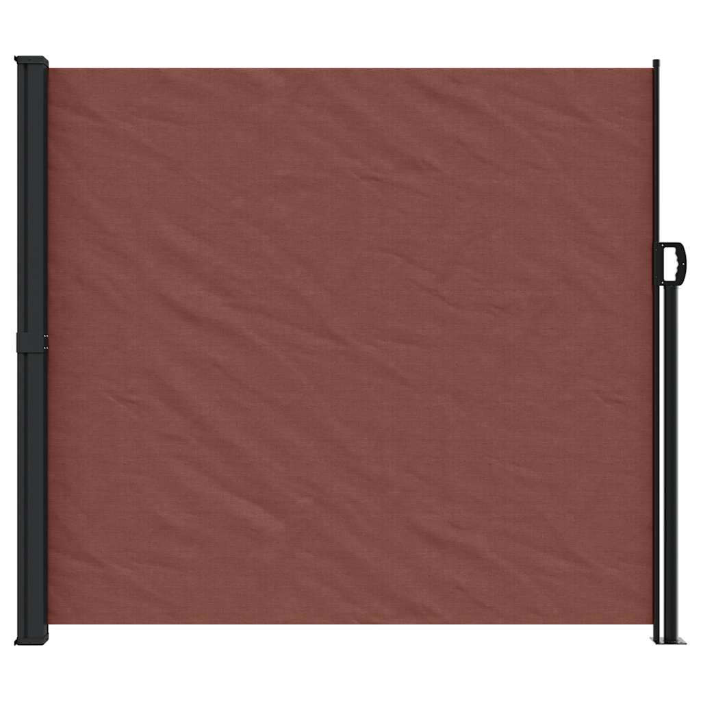 Vidaxx ausziehbarer Windschutz 180x500 cm braun