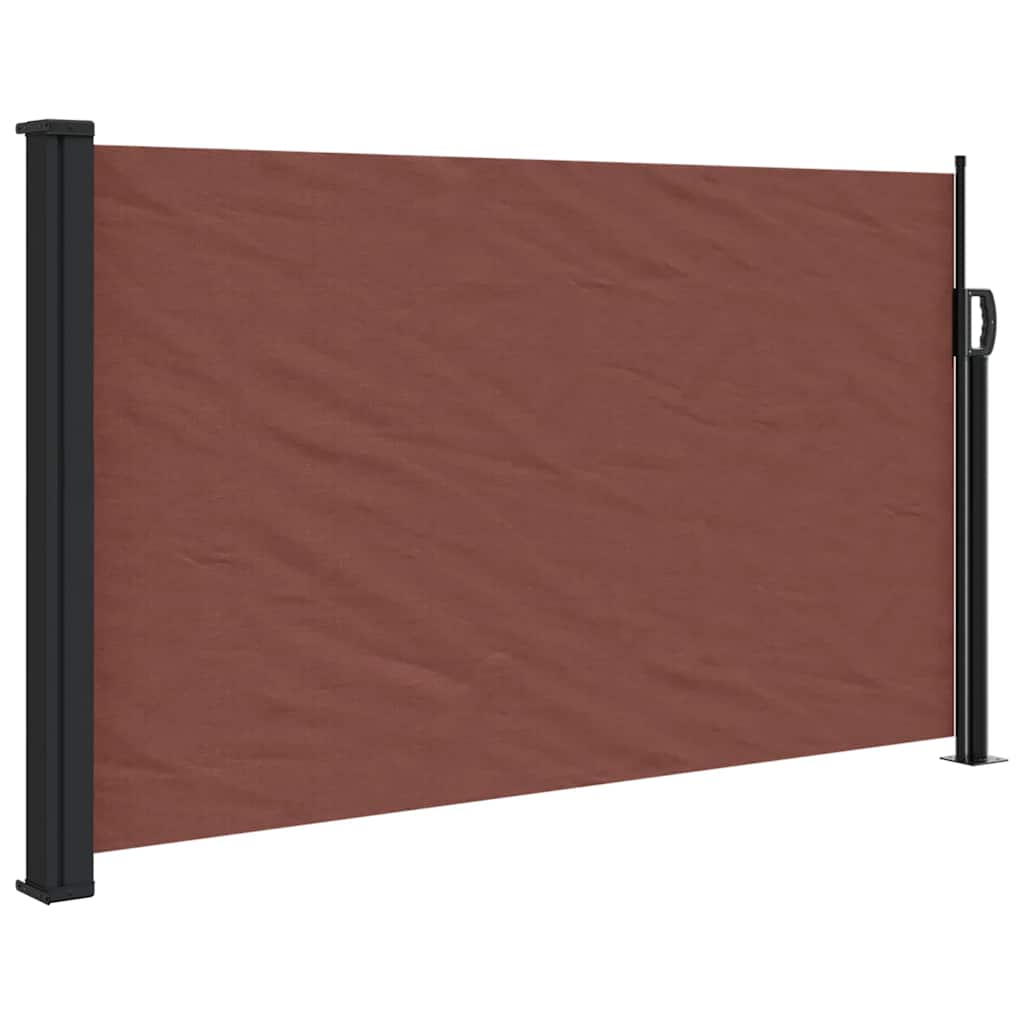 Vidaxx ausziehbarer Windschutz 120x600 cm braun