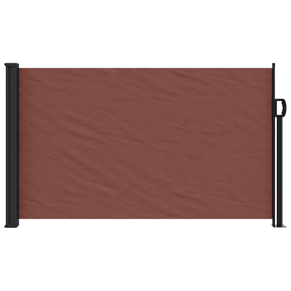 Vidaxx ausziehbarer Windschutz 120x600 cm braun