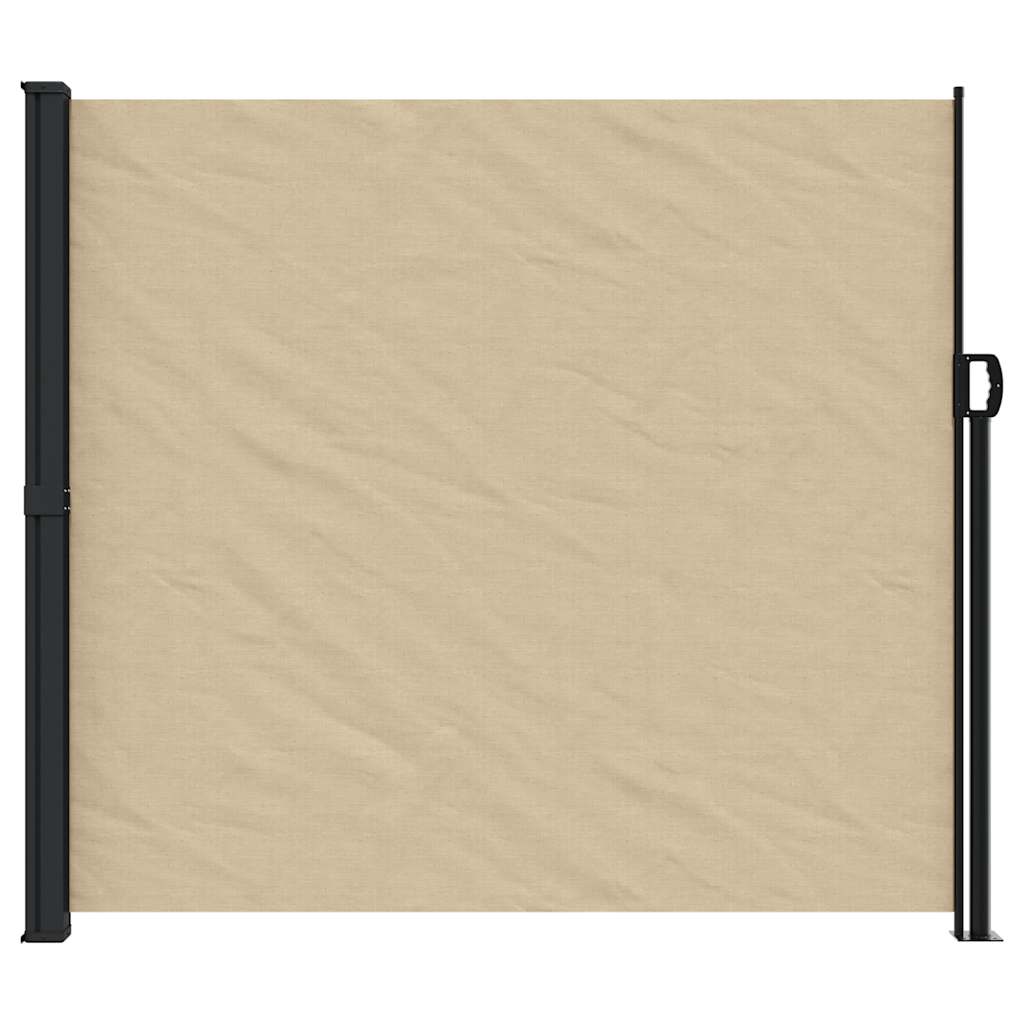 Vidaxx ausziehbarer Windschutz 180x600 cm beige