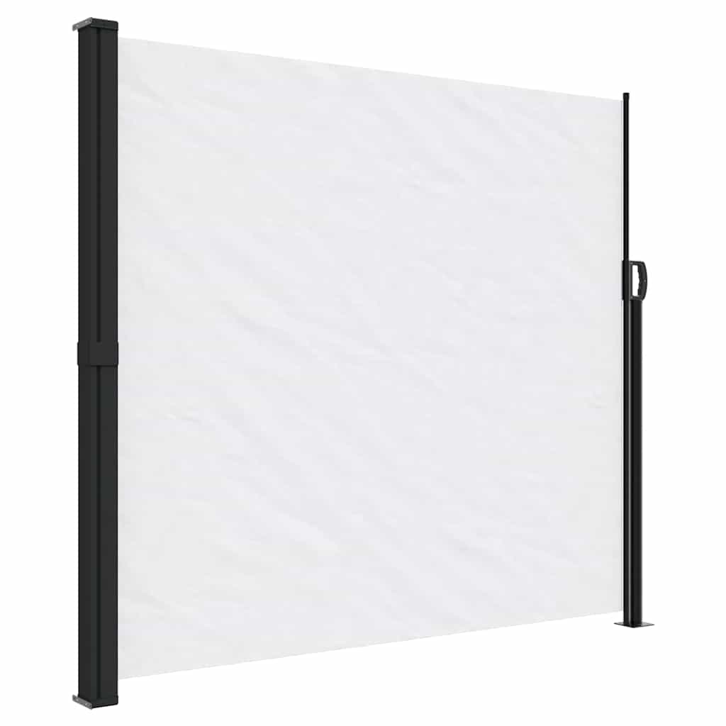 Vidaxx ausziehbarer Windschutz 180x600 cm weiß