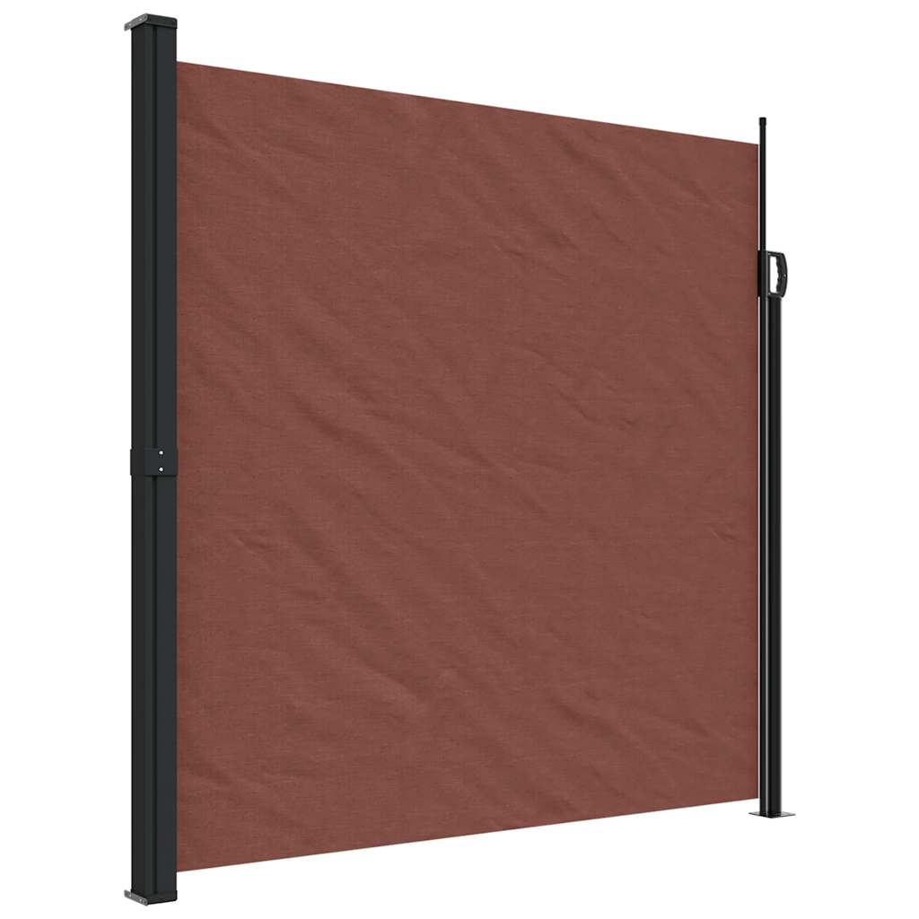 Vidaxx ausziehbarer Windschutz 200x600 cm braun
