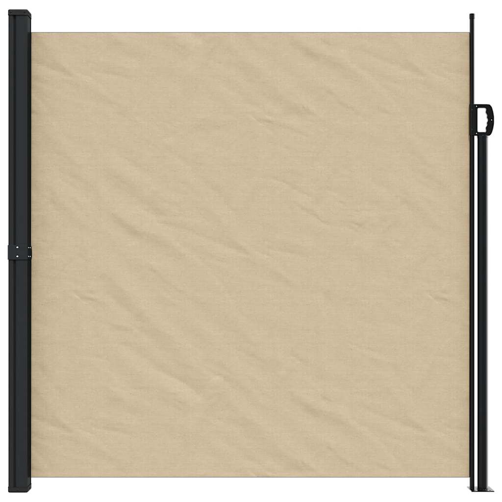 Vidaxx ausziehbarer Windschutz 200x600 cm beige