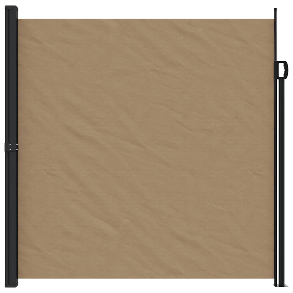 Vidaxx ausziehbarer Windschutz 200x600 cm Taupe