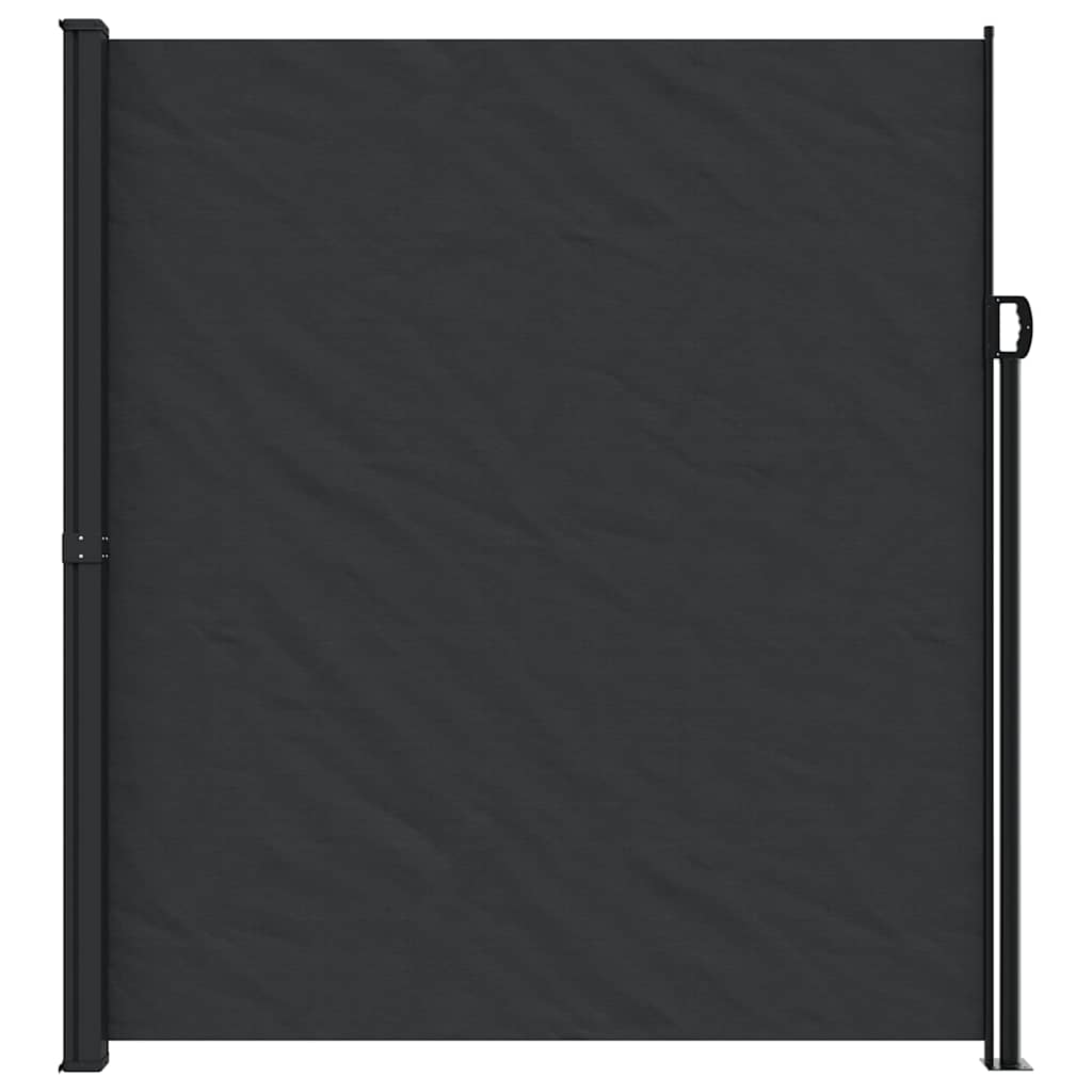Vidaxx ausziehbarer Windschutz 220x600 cm schwarz