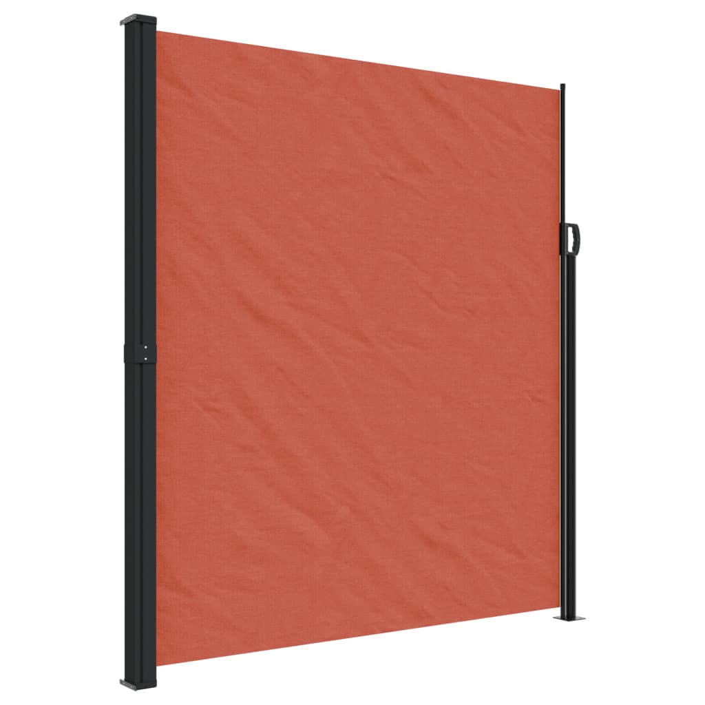 Vidaxx ausziehbarer Windschutz 220x600 cm Terrakotta