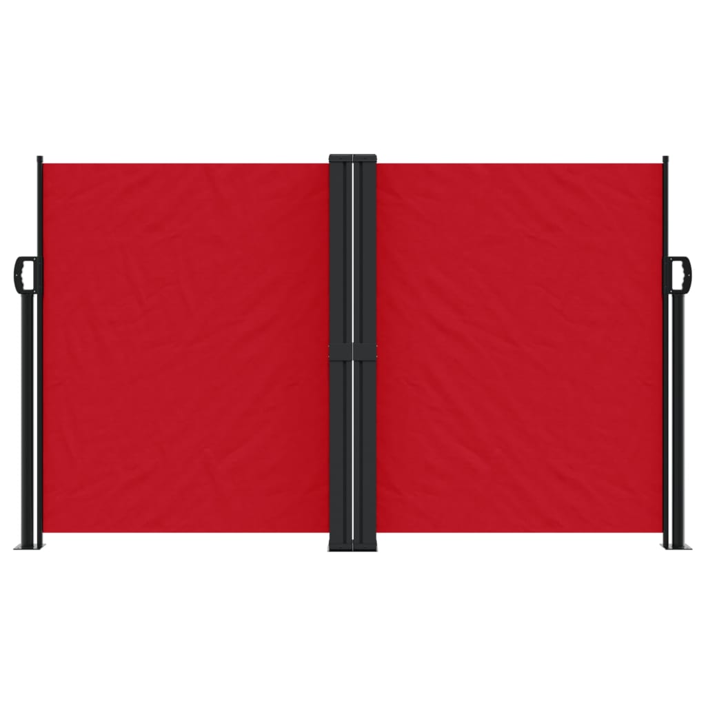 Vidaxx ausziehbarer Windschutz 140x600 cm rot