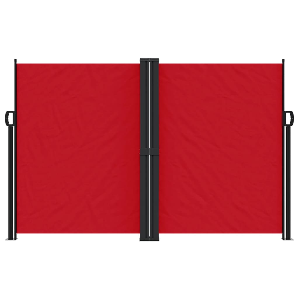 Vidaxx ausziehbarer Windschutz 160x600 cm rot