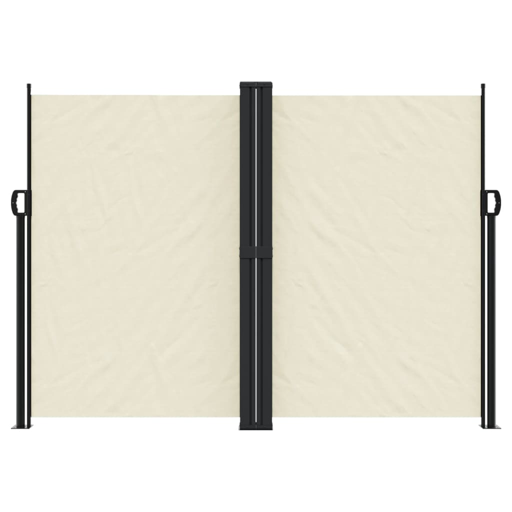 Vidaxx ausziehbarer Gartenschirm 180x600 cm cremefarben