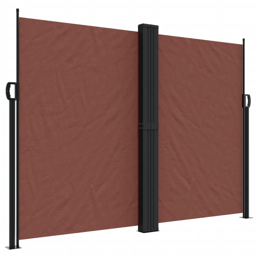 Vidaxx ausziehbarer Windschutz 180x600 cm braun