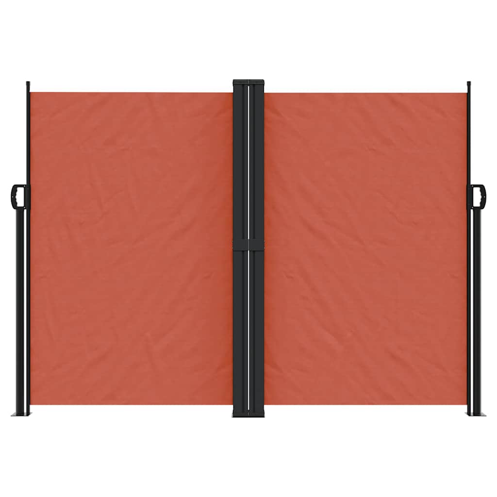 Vidaxx ausziehbarer Windschutz 180x600 cm Terrakotta