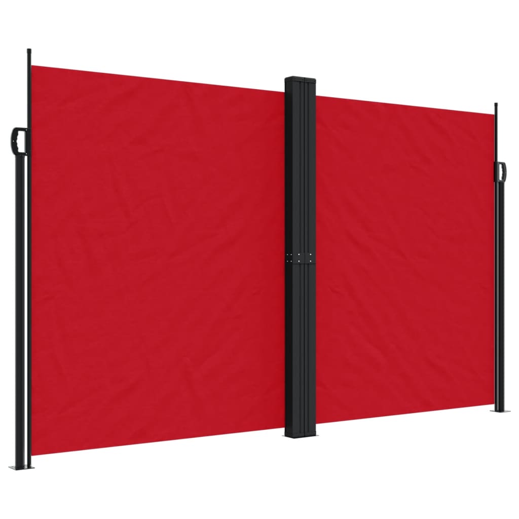 Vidaxx ausziehbarer Windschutz 200x600 cm rot