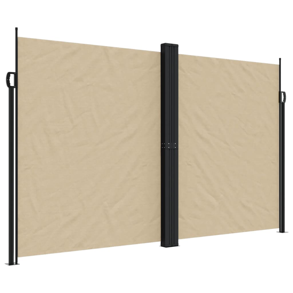 Vidaxx ausziehbarer Windschutz 200x600 cm beige