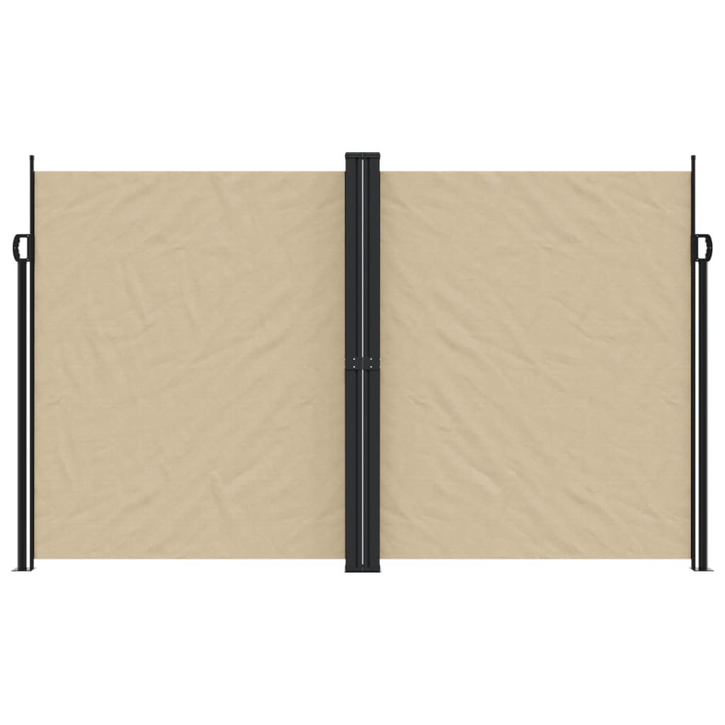 Vidaxx ausziehbarer Windschutz 200x600 cm beige