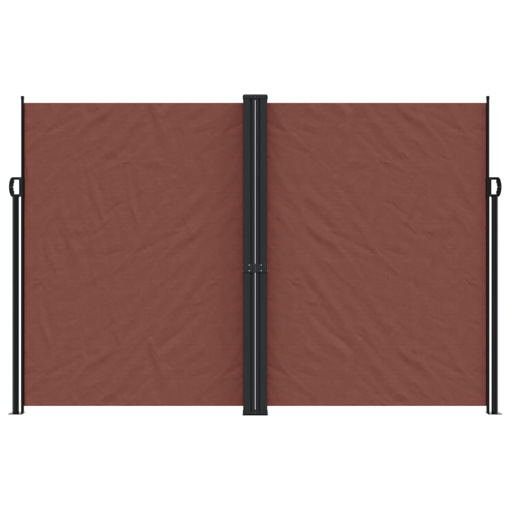 Vidaxx ausziehbarer Windschutz 220x600 cm braun