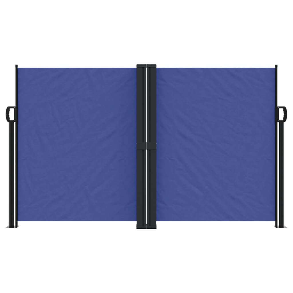 Vidaxx ausziehbarer Windschutz 140x1000 cm blau