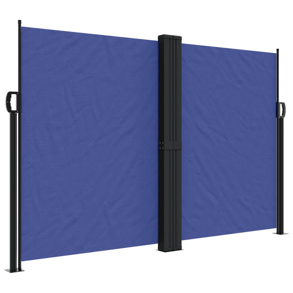 Vidaxx ausziehbarer Windschutz 160x1000 cm blau
