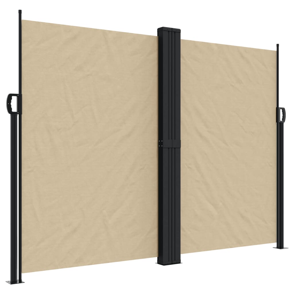 Vidaxx ausziehbarer Windschutz 180x1000 cm beige