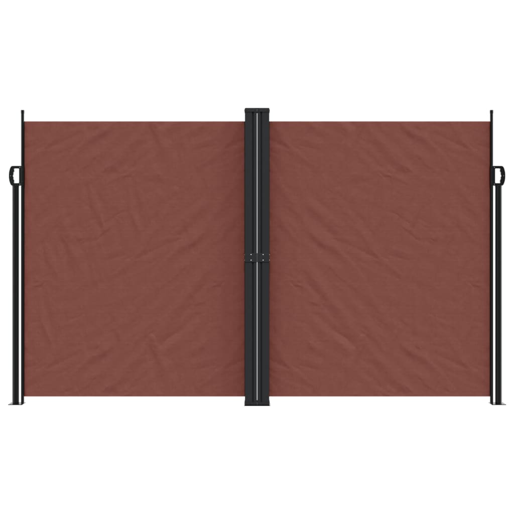 Vidaxx ausziehbarer Windschutz 200x1000 cm braun