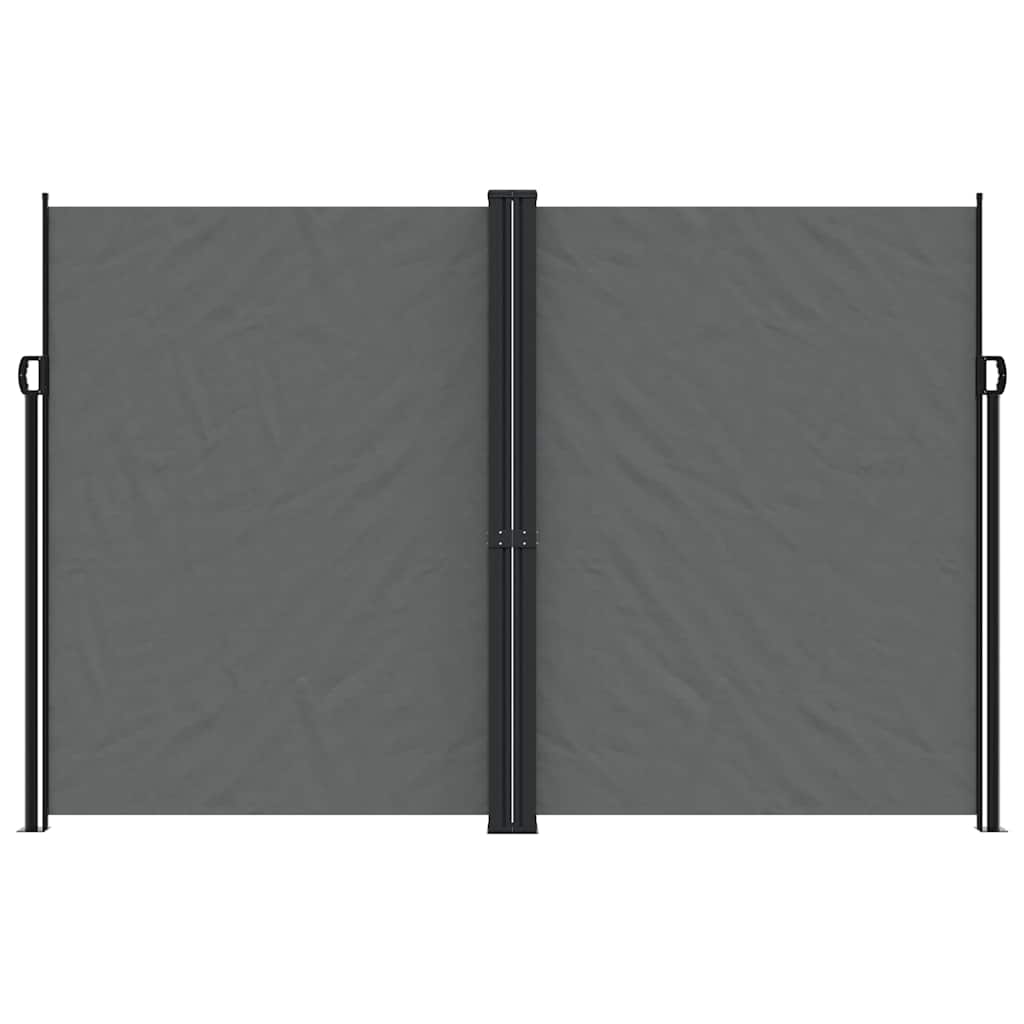 Vidaxx ausziehbarer Windschutz 220x1000 cm Anthrazit