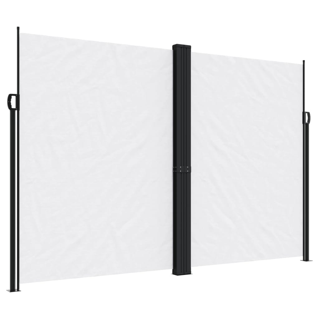 Vidaxx ausziehbarer Windschutz 220x1000 cm weiß