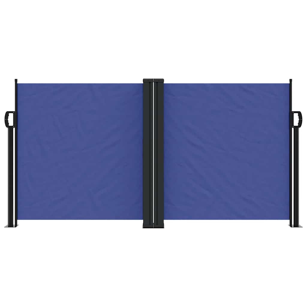 Vidaxx ausziehbarer Windschutz 120x1200 cm blau