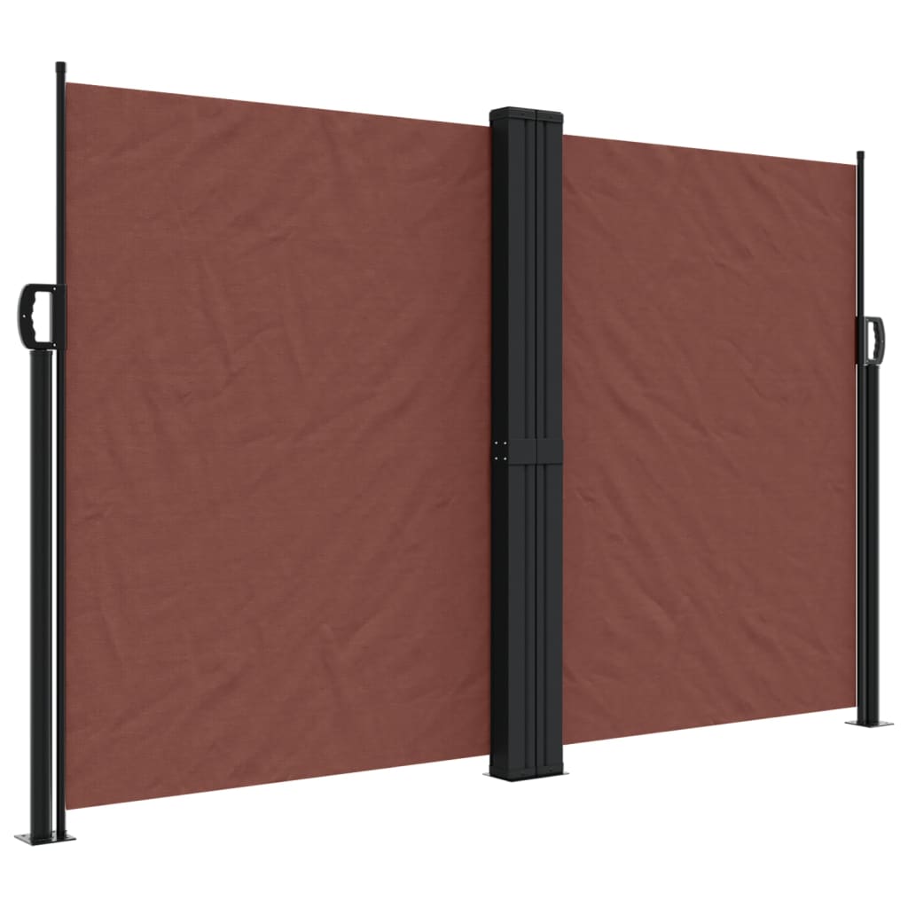Vidaxx ausziehbarer Windschutz 160x1200 cm braun
