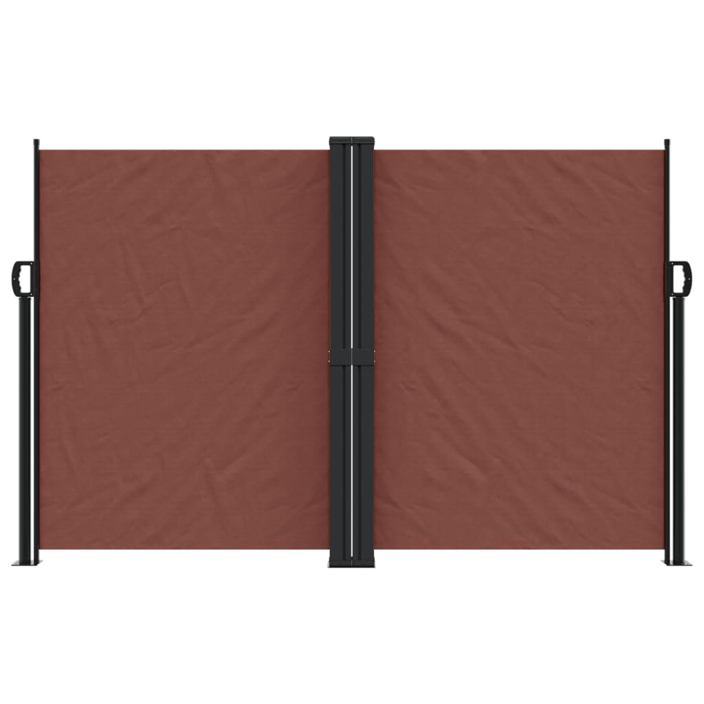 Vidaxx ausziehbarer Windschutz 160x1200 cm braun