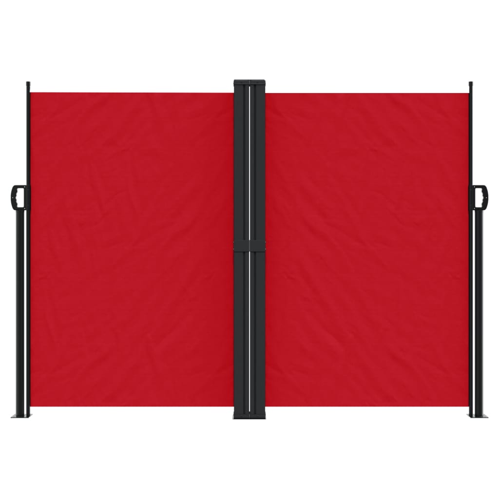 Vidaxx ausziehbarer Windschutz 180x1200 cm rot