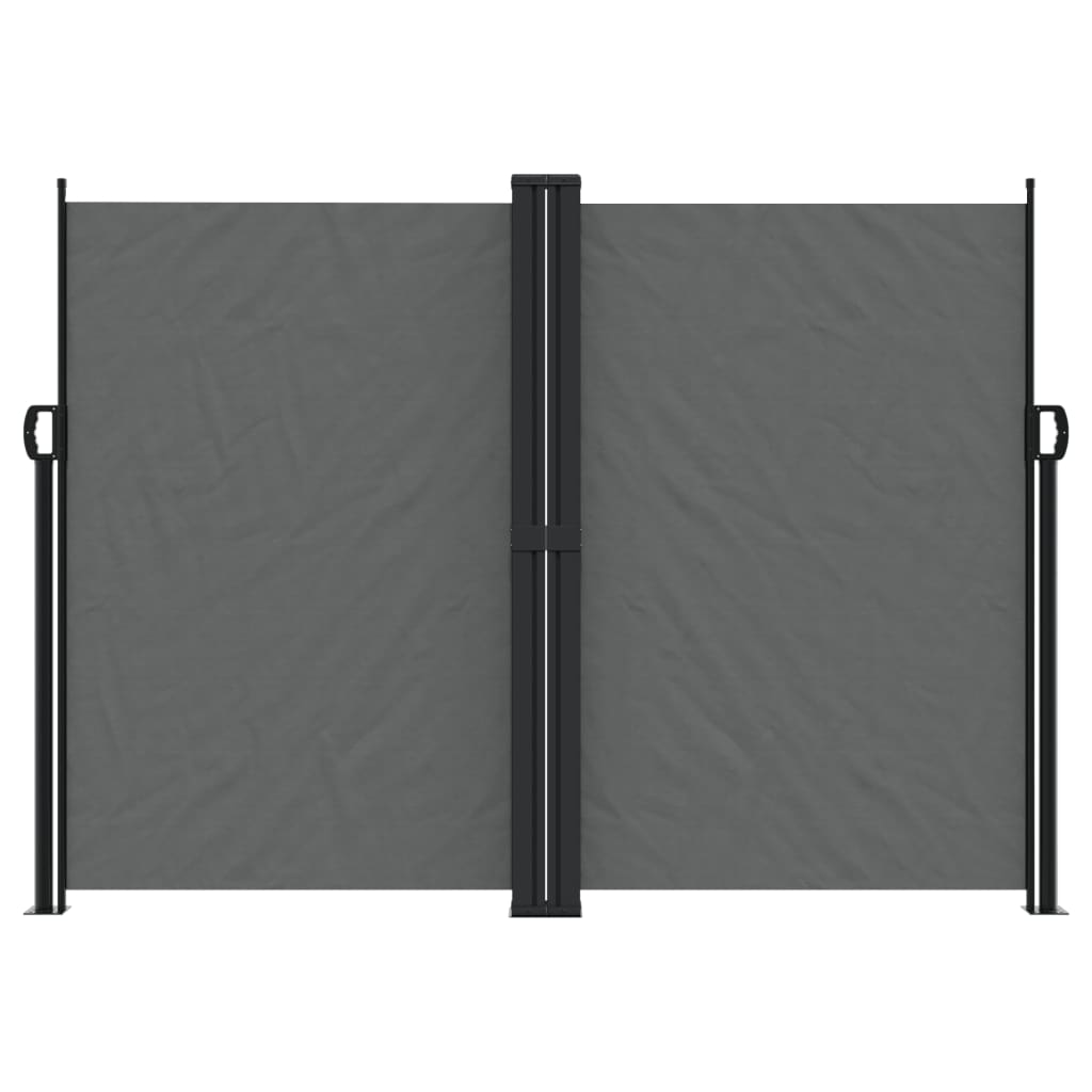 Vidaxx ausziehbarer Gartenschirm 180x1200 cm Anthrazit