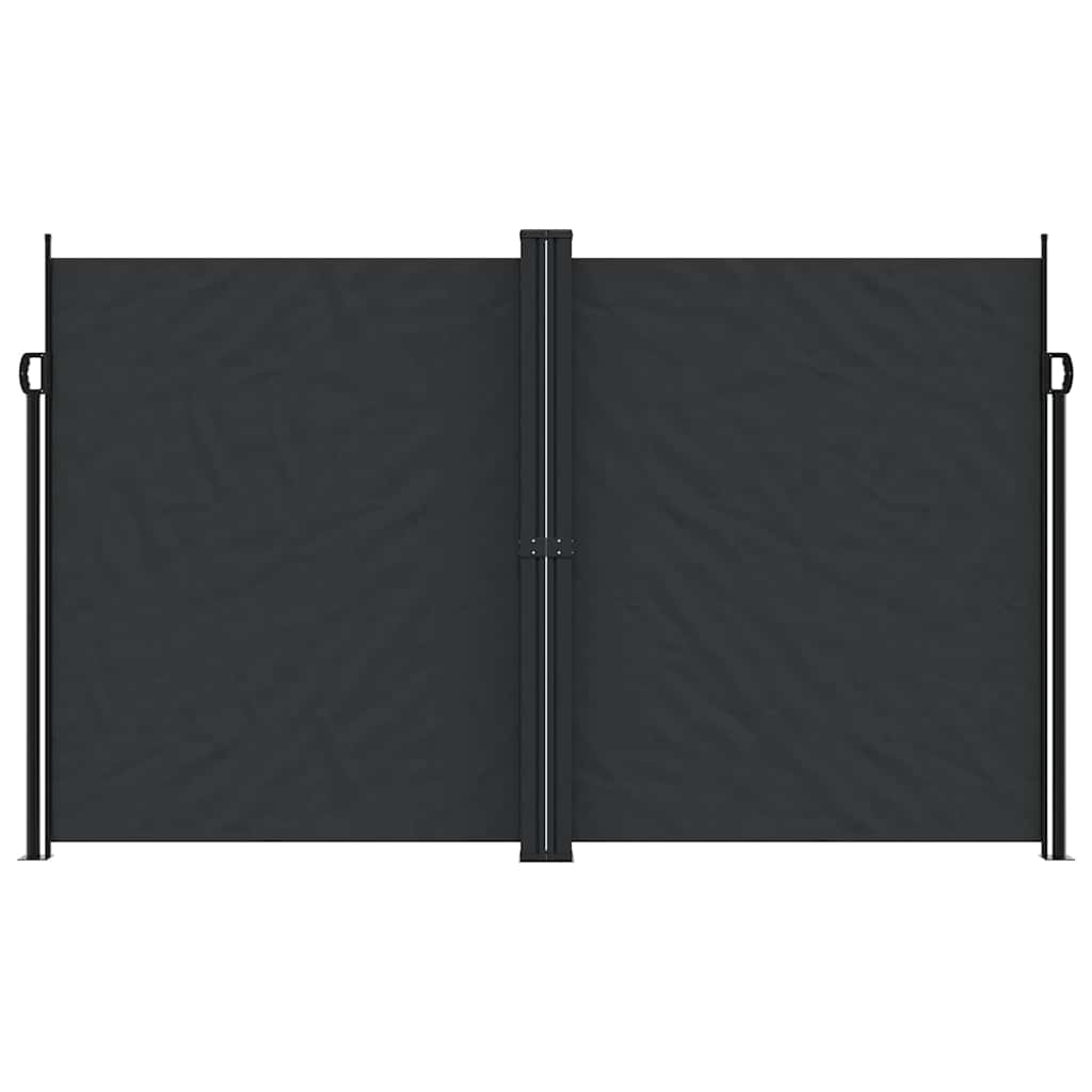 Vidaxx ausziehbarer Gartenschirm 200x1200 cm schwarz