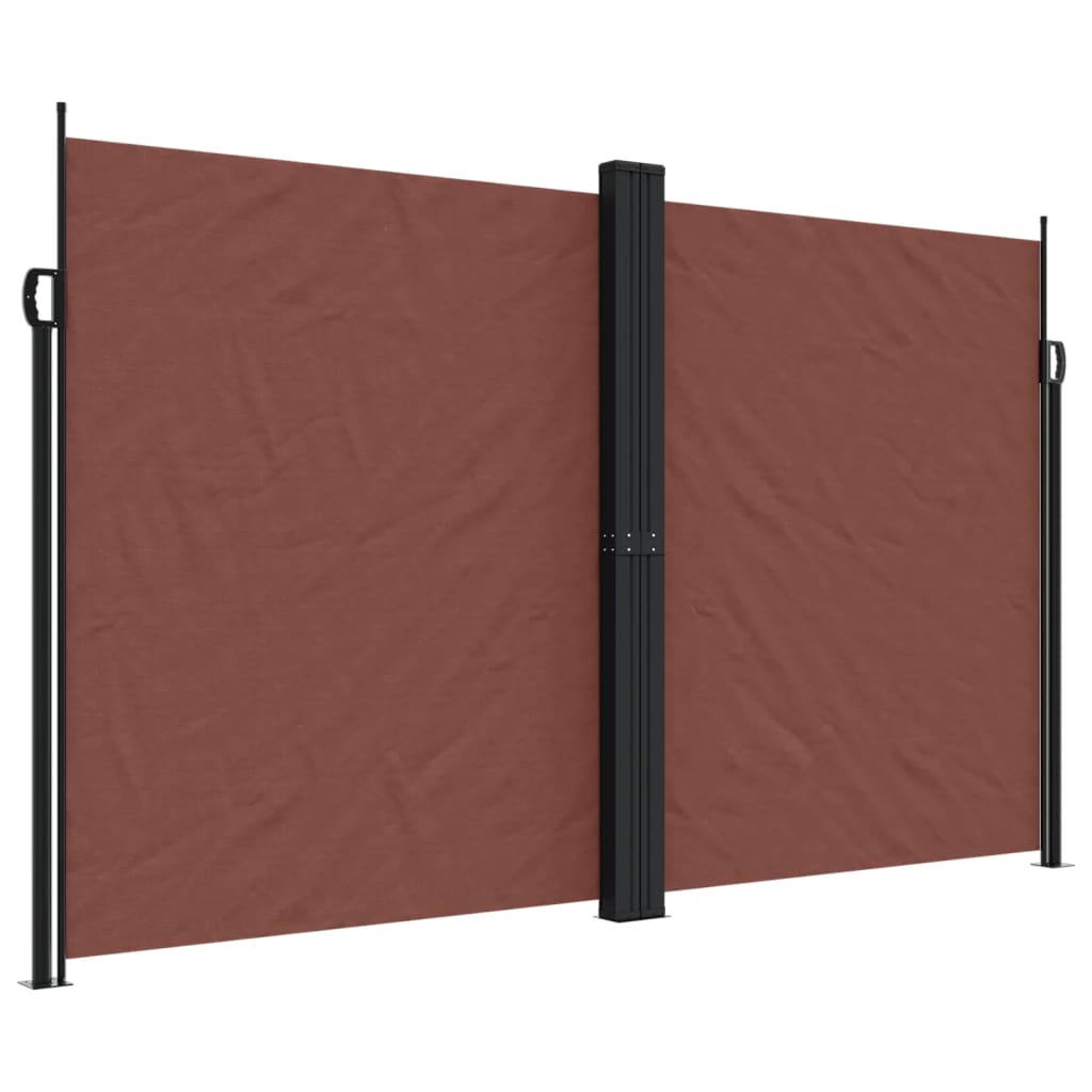 Vidaxx ausziehbarer Gartenschirm 200x1200 cm braun