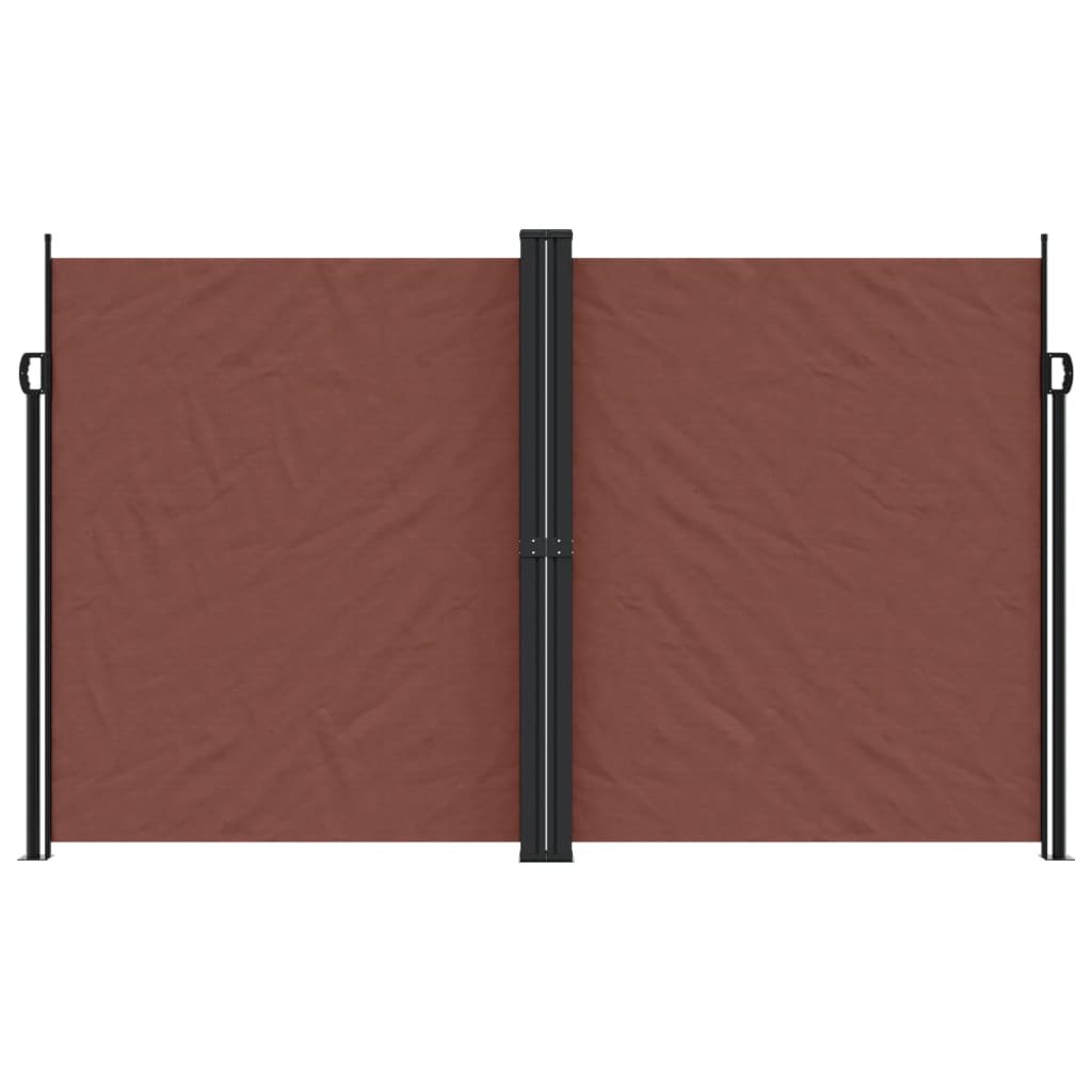 Vidaxx ausziehbarer Gartenschirm 200x1200 cm braun