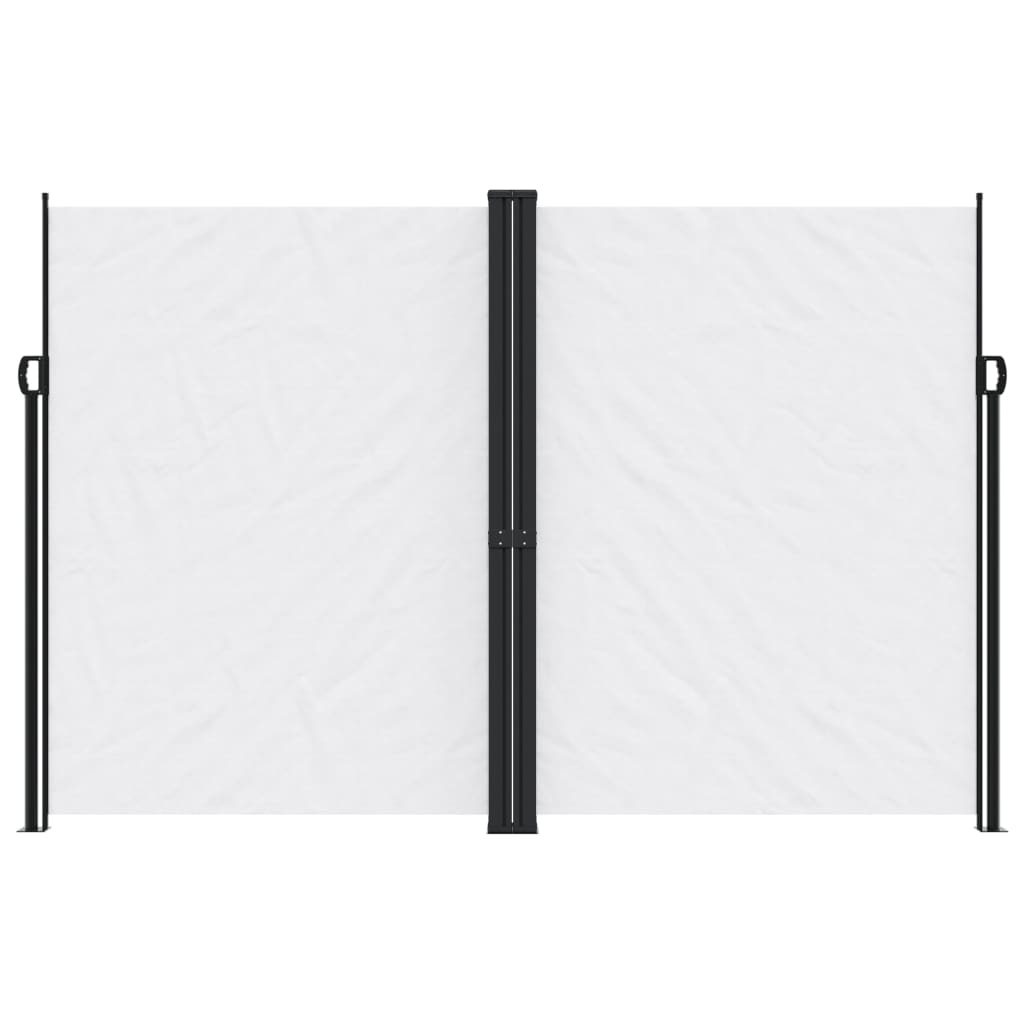Vidaxx ausziehbarer Windschutz 220x1200 cm weiß