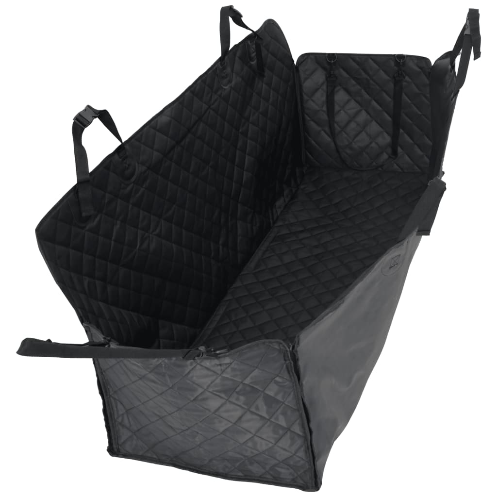VidaXL Autositzbezug für Hunde 137x46x50 cm schwarz