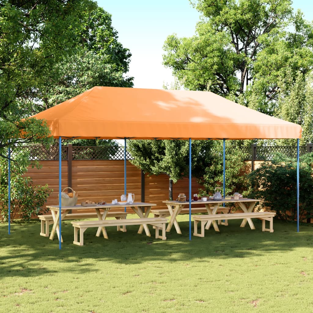 VidaXL Partyzelt faltbar Pop-Up 580x292x315 cm Orange