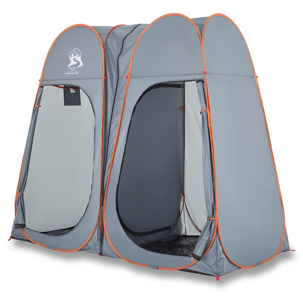 Vidaxx Sichtschutzzelt Pop-up wasserdicht grau und orange