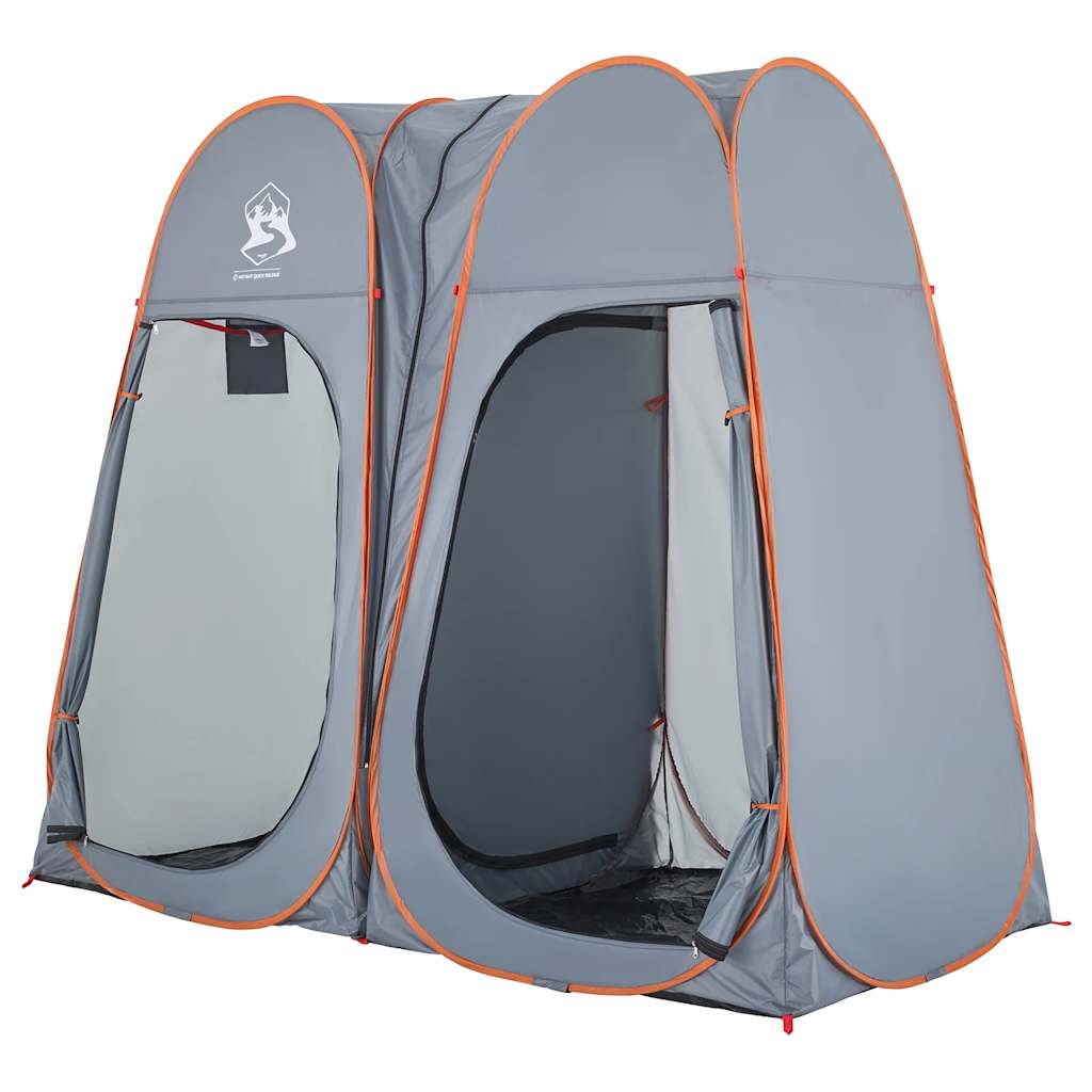 Vidaxx Sichtschutzzelt Pop-up wasserdicht grau und orange