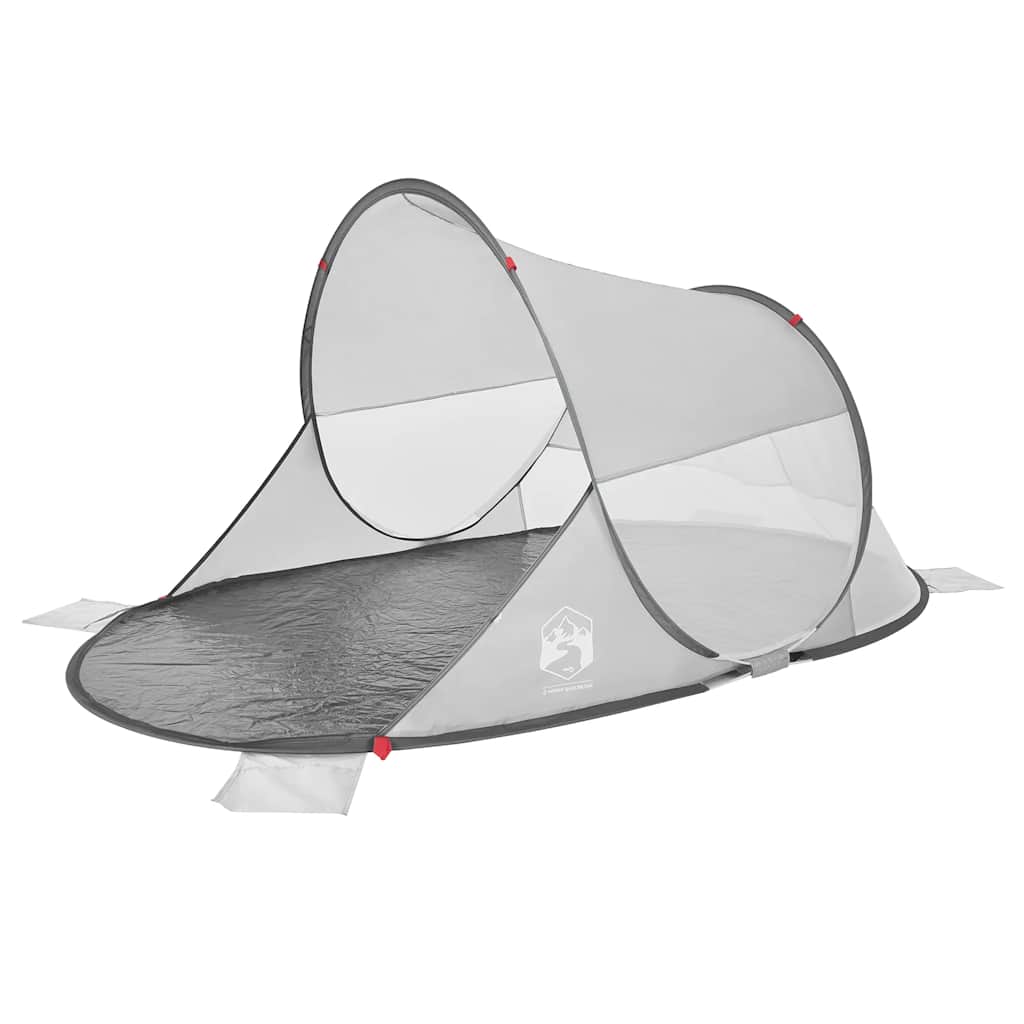 VidaXL Strandzelt Pop-up wasserdicht grau