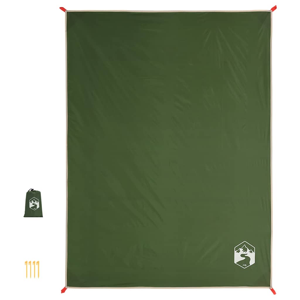 Vidaxx Picknickdecke mit Heringen 205x155 cm grün