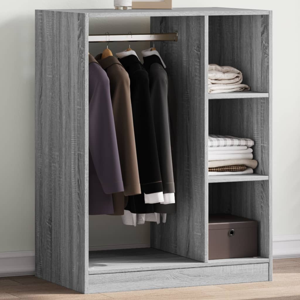 Vidaxx Kleiderschrank 77x48x102 cm Holzwerkstoff Sonoma-Eiche grau