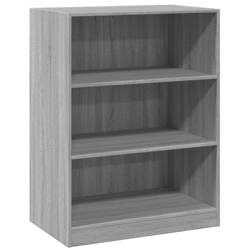 VidaXL Kleiderschrank 77 x 48 x 102 cm, Holzwerkstoff, Sonoma-Eiche, grau