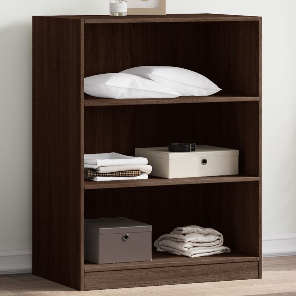 VidaXL Kleiderschrank 77 x 48 x 102 cm, Holzwerkstoff, braune Eiche