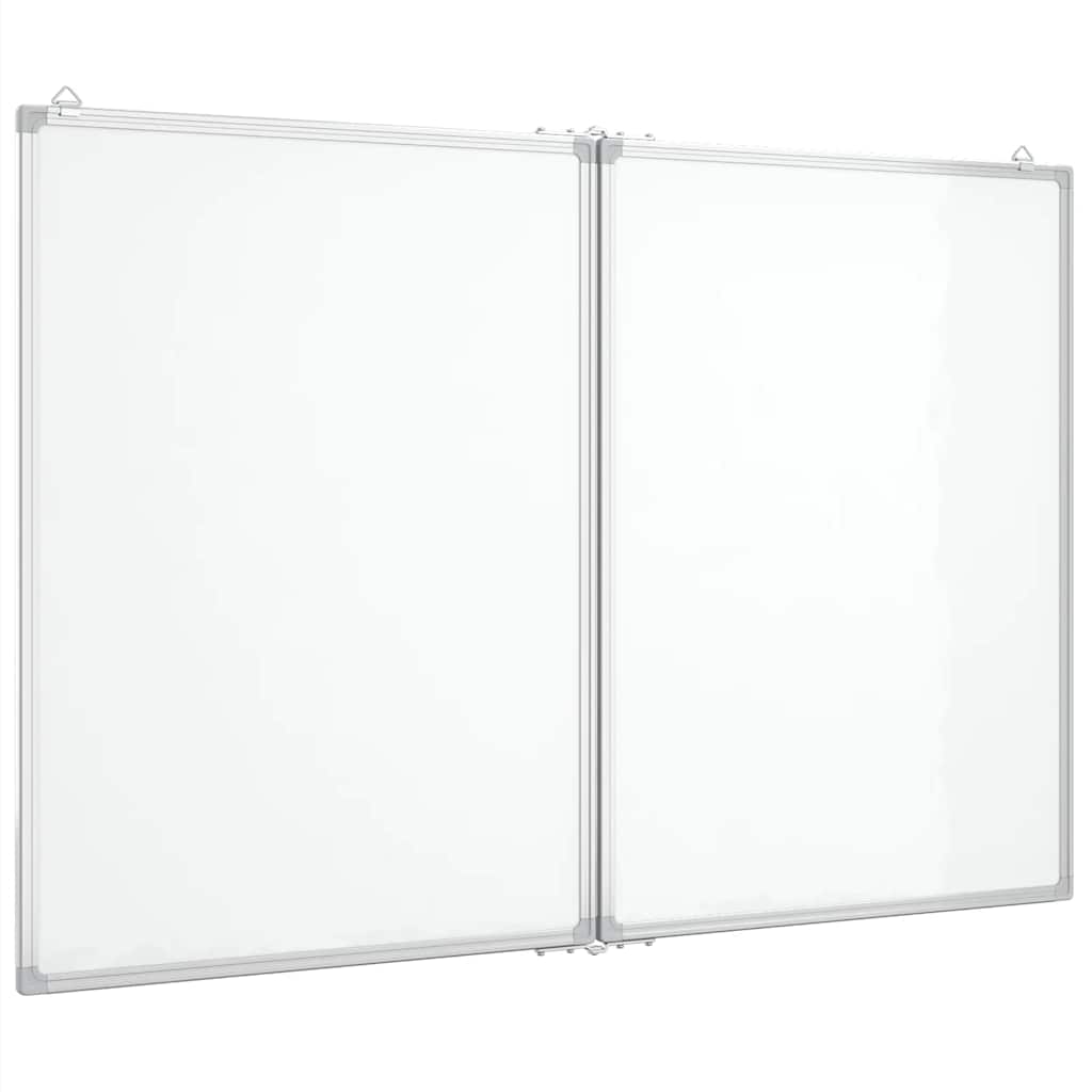 Vidaxx magnetisches faltbares Whiteboard 120x100x1,7 cm Aluminium